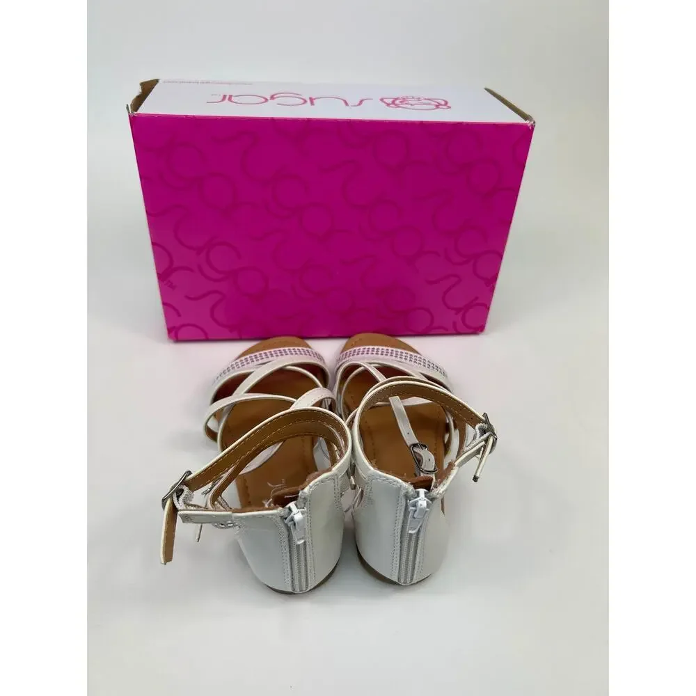 Sugar Miguelitos Ivory Sandals‎ Size 1M